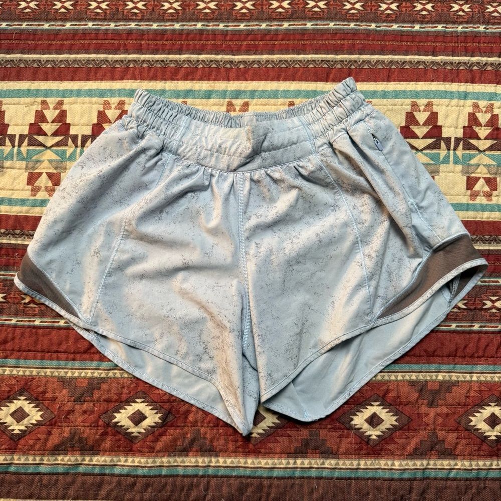 lululemon athletica Speckled Gray Athletic Shorts size 4